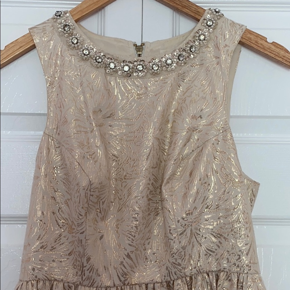 Cooperative Brand Golden Dress for New Year’s Eve - Picture 2 of 3